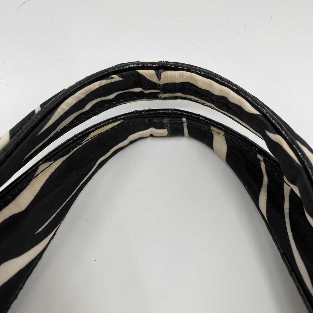 Kate Spade Black White Zebra Print Bow Tote | Classic & Chic - Picture 2 of 11